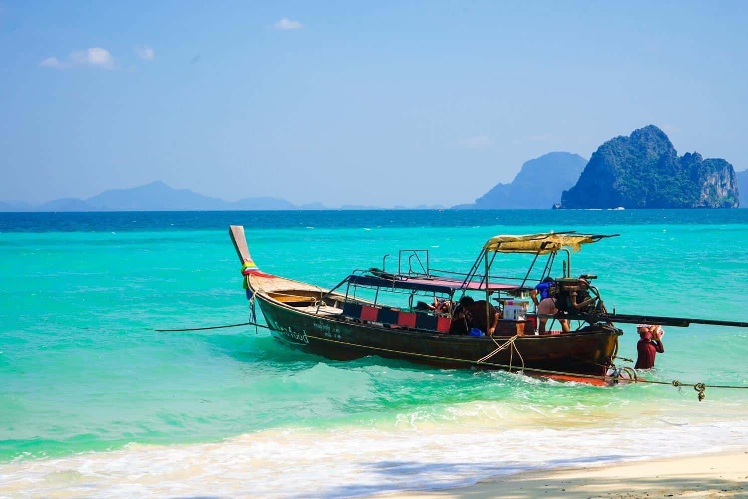 Longtail boat on Koh Ngai