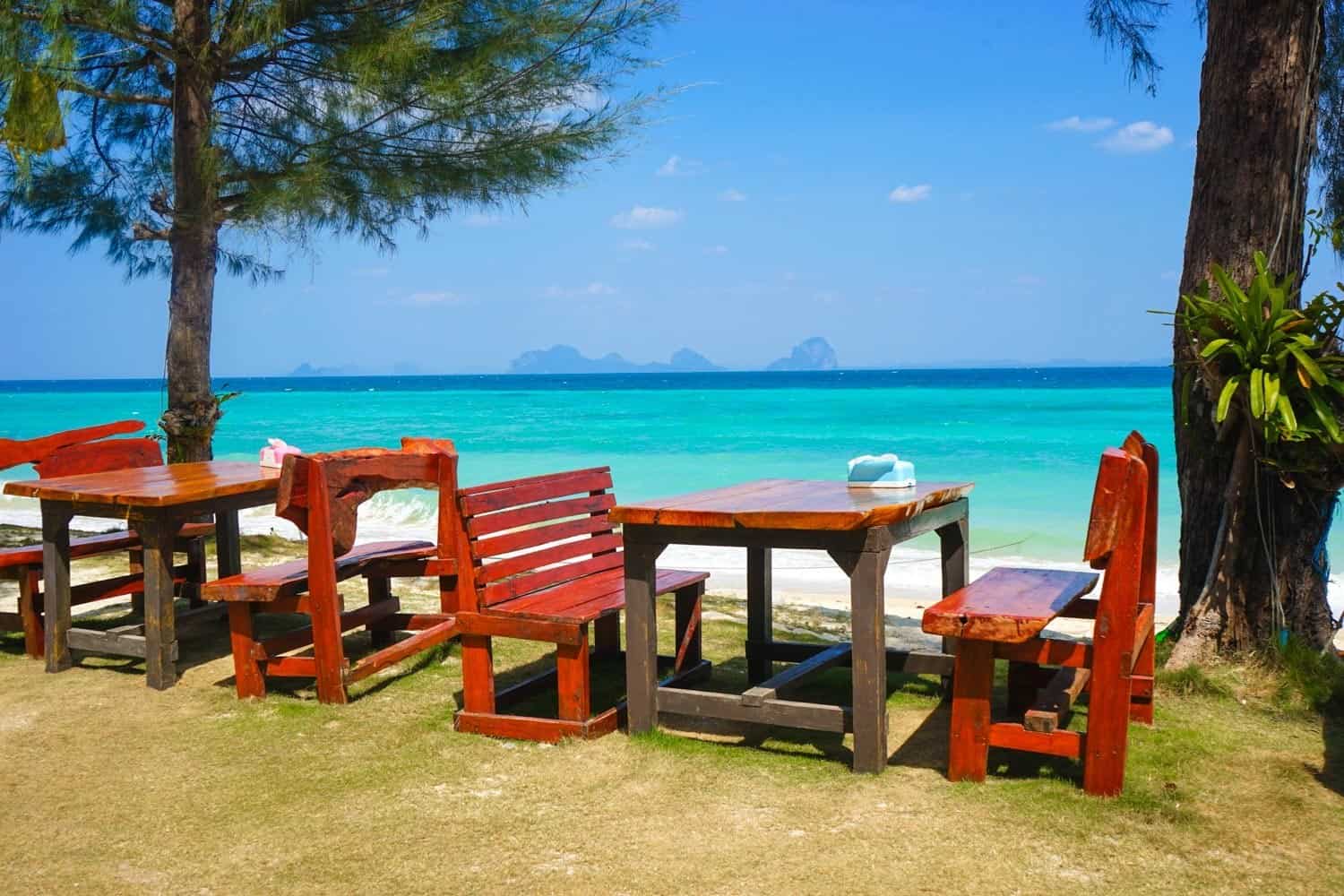 Restaurant on Koh Ngai, Thailand