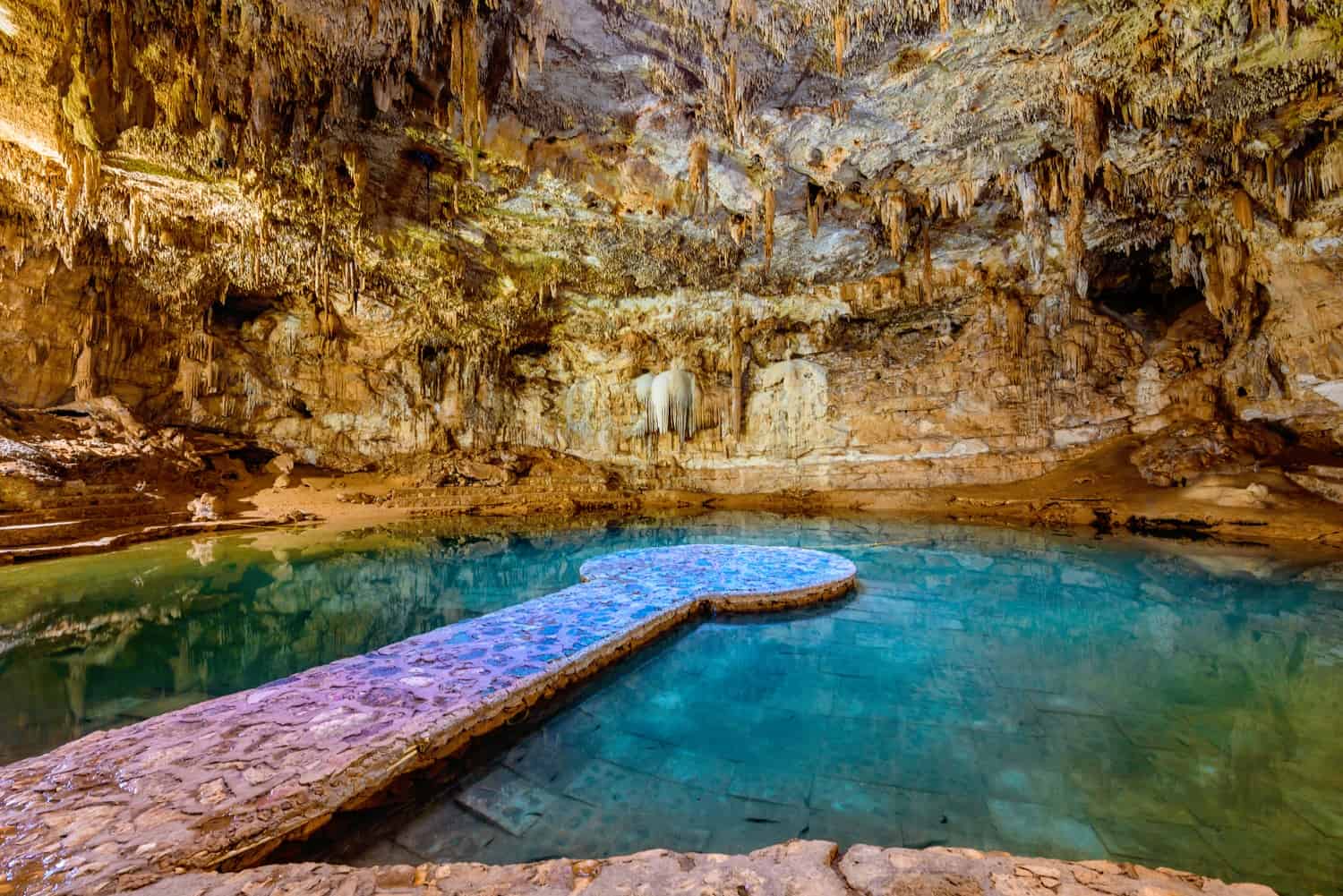 Cenote Suytun at Valladolid, Yucatan