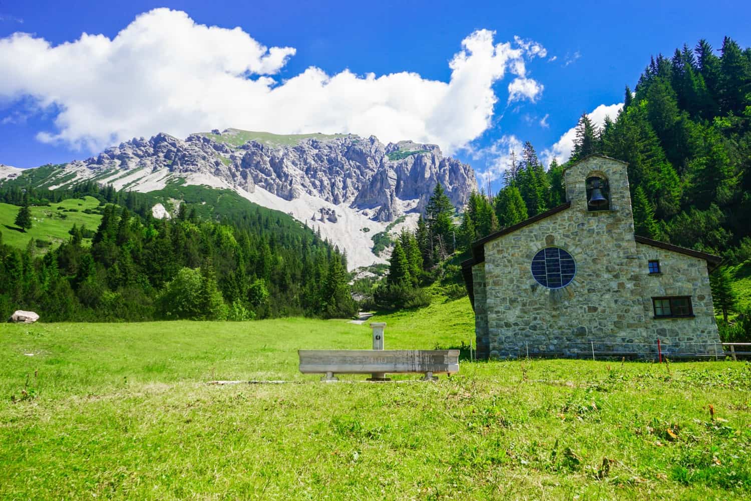 Church near Malbun in Liechtenstein