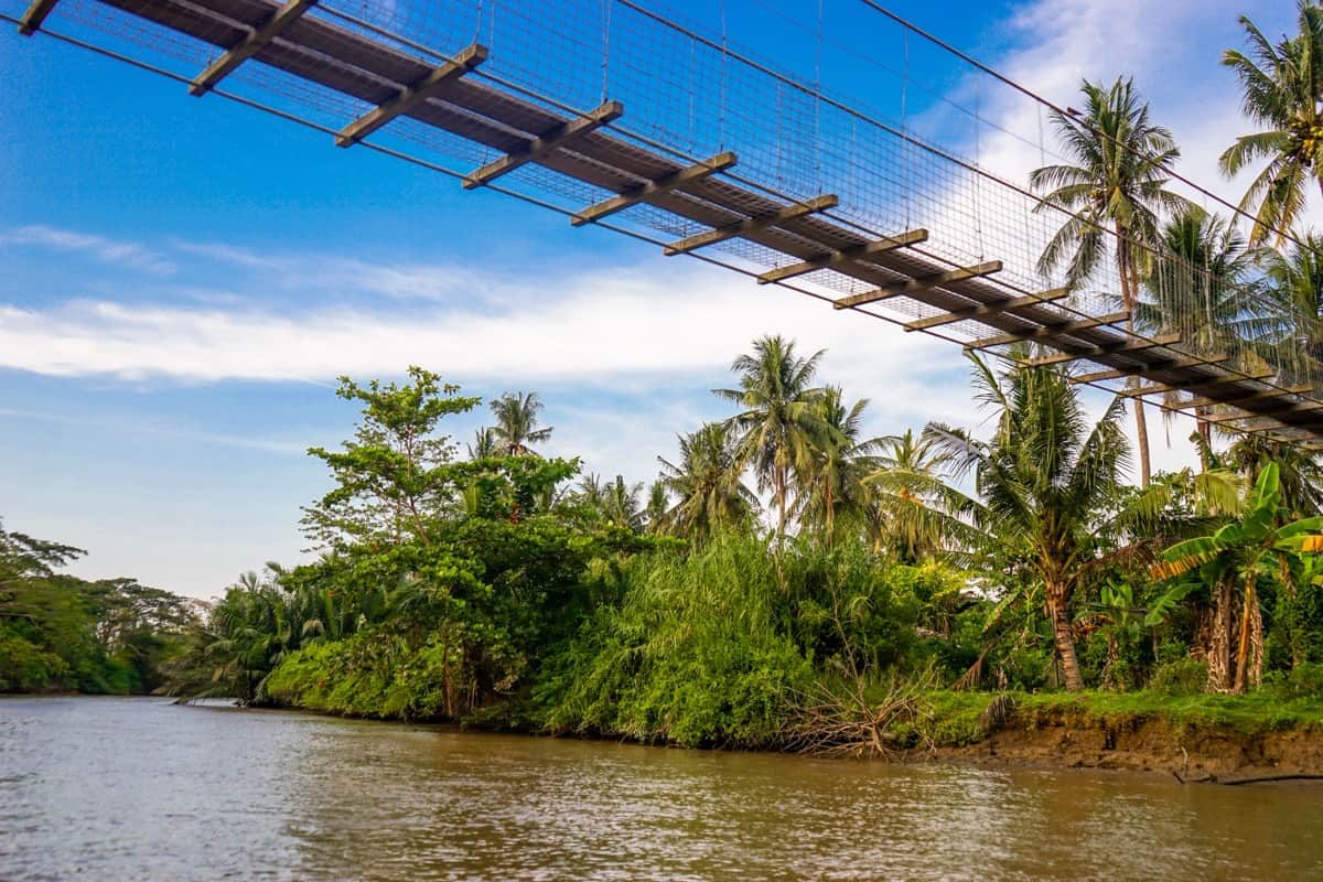 River bridge in Kota Belud in Borneo