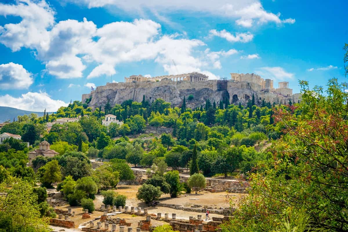 Ancient Agora and the Acropolis