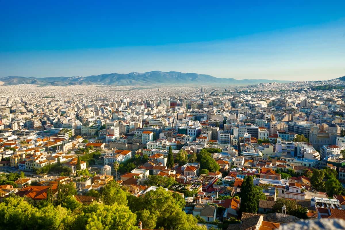 Athens from the Acropolis