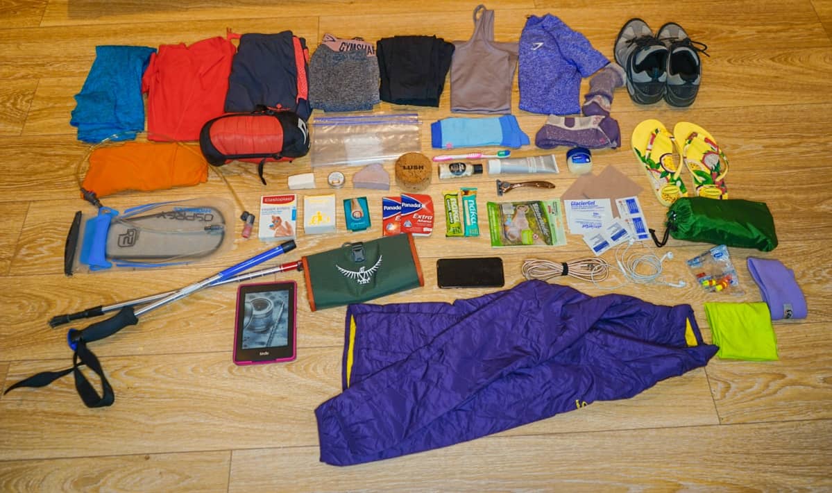Camino Primitivo packing list