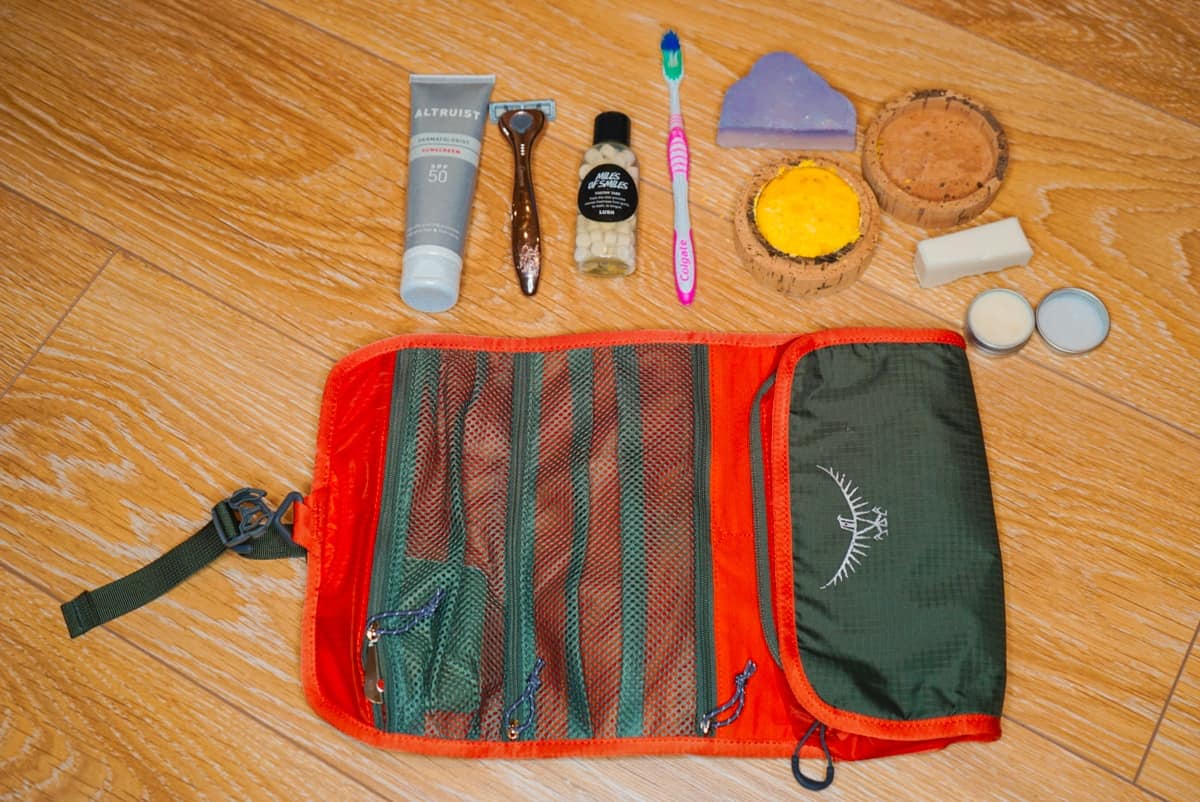 Toiletries for the Camino Primitivo