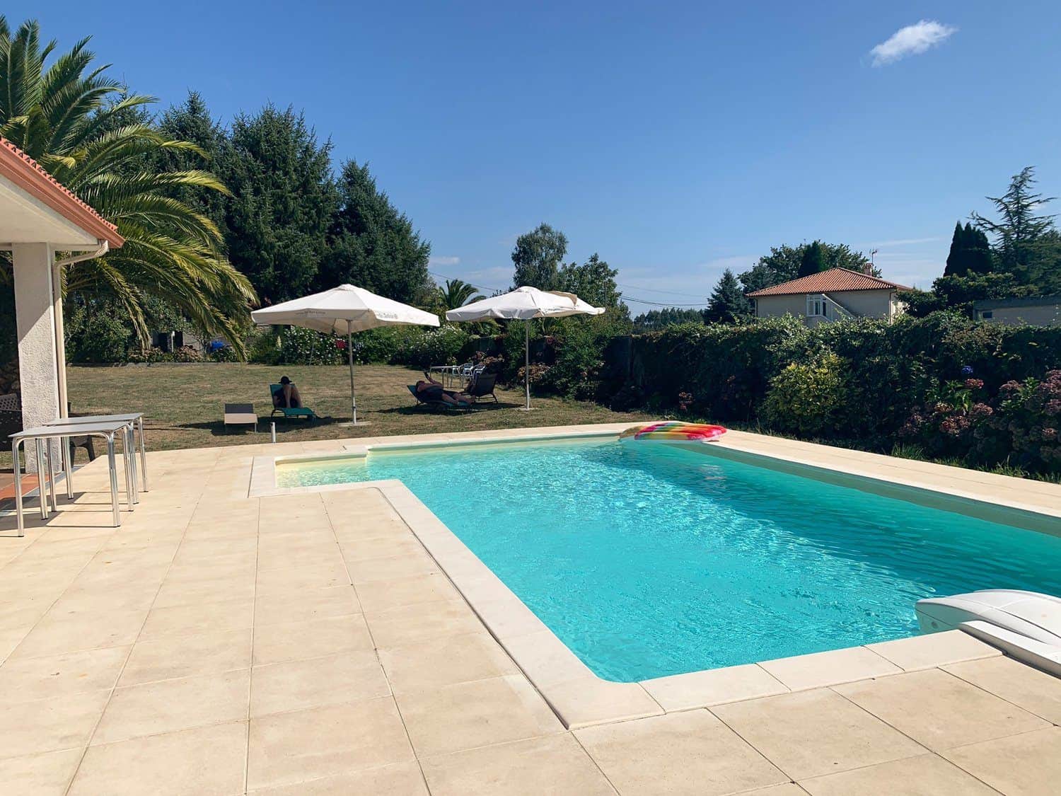 swimming pool on the Camino