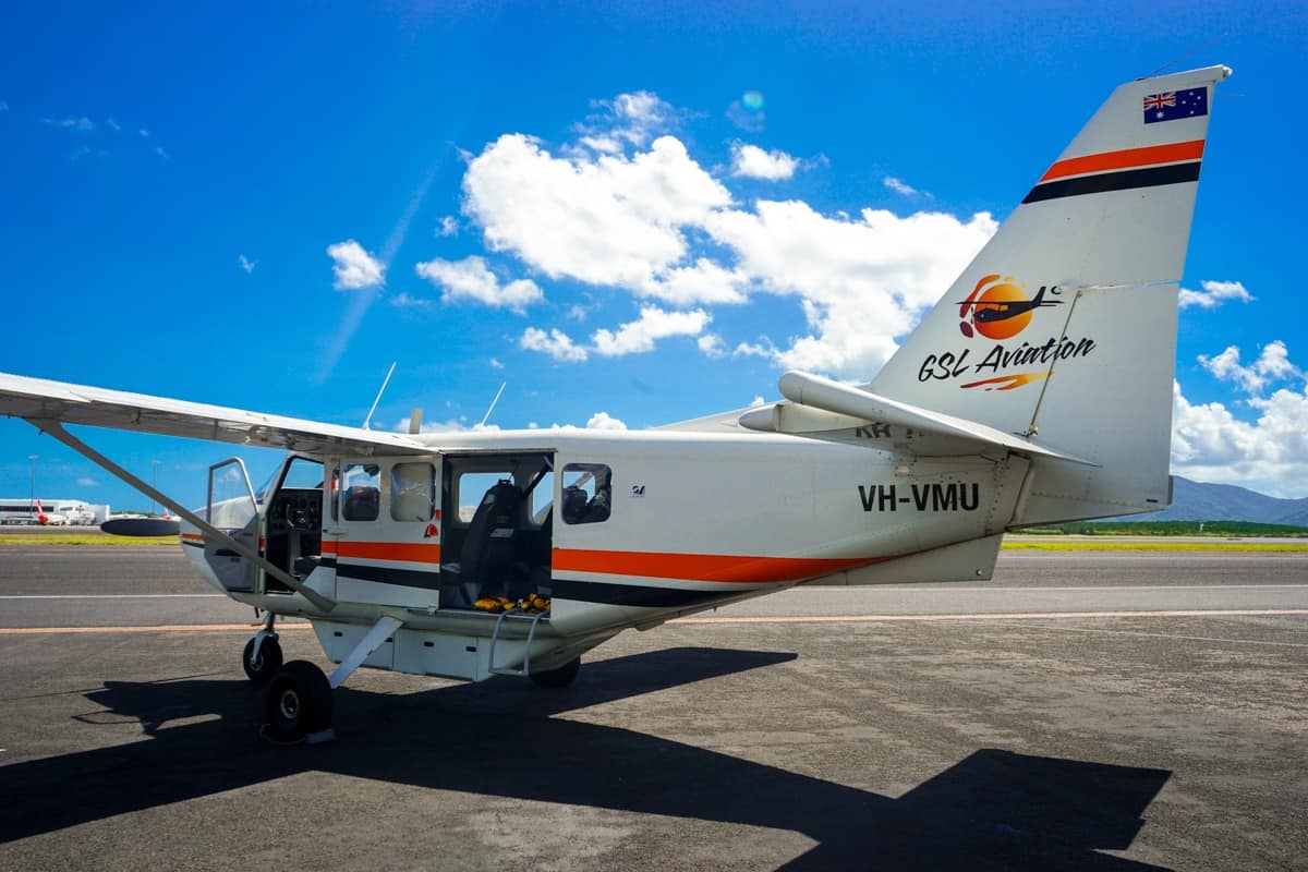 GSL Aviation plane in Cairns