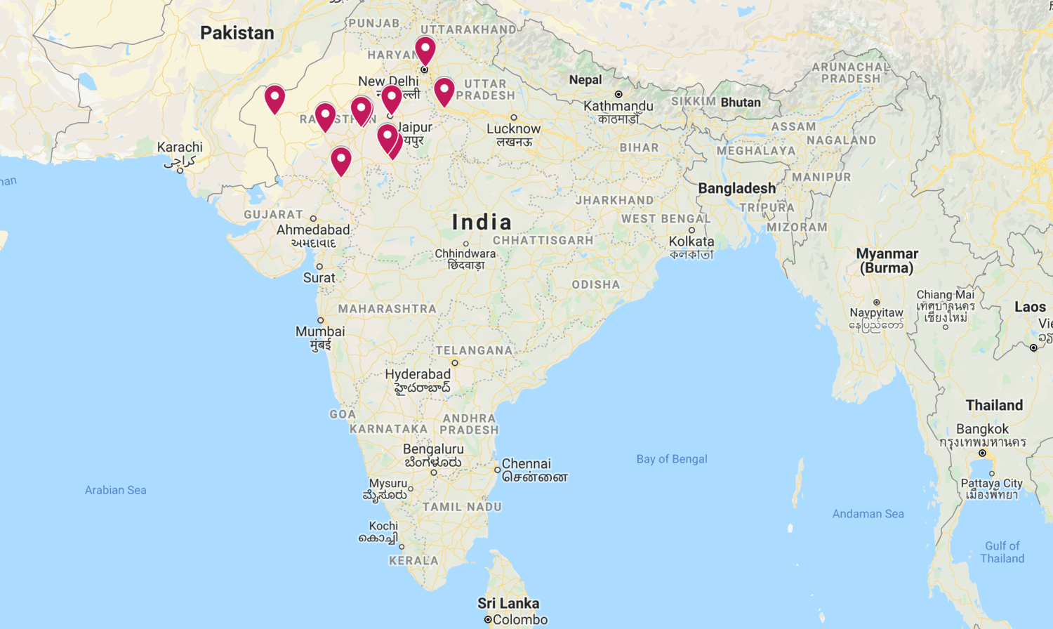 Why is it expensive to fly to India?