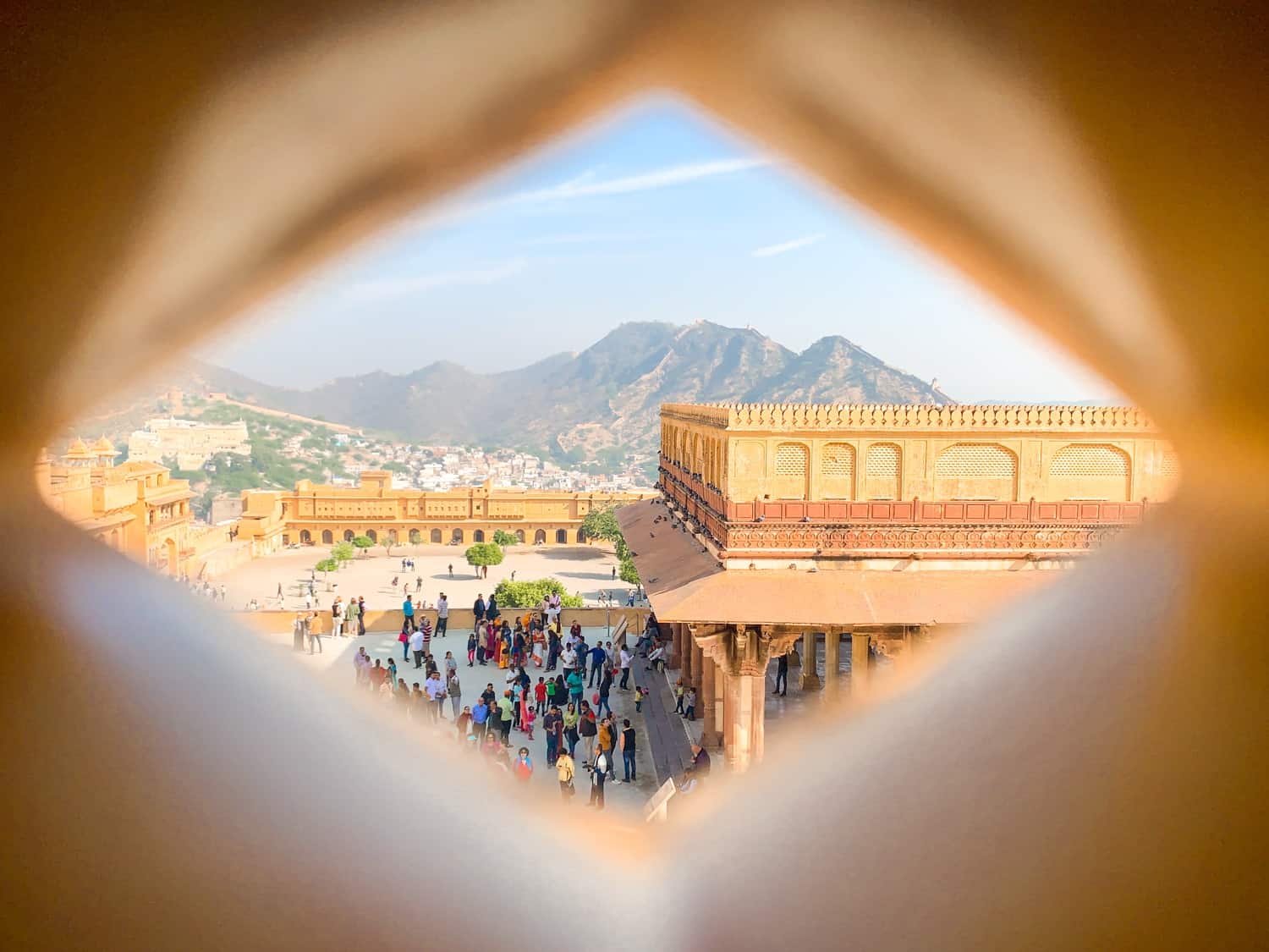 View of amber fort