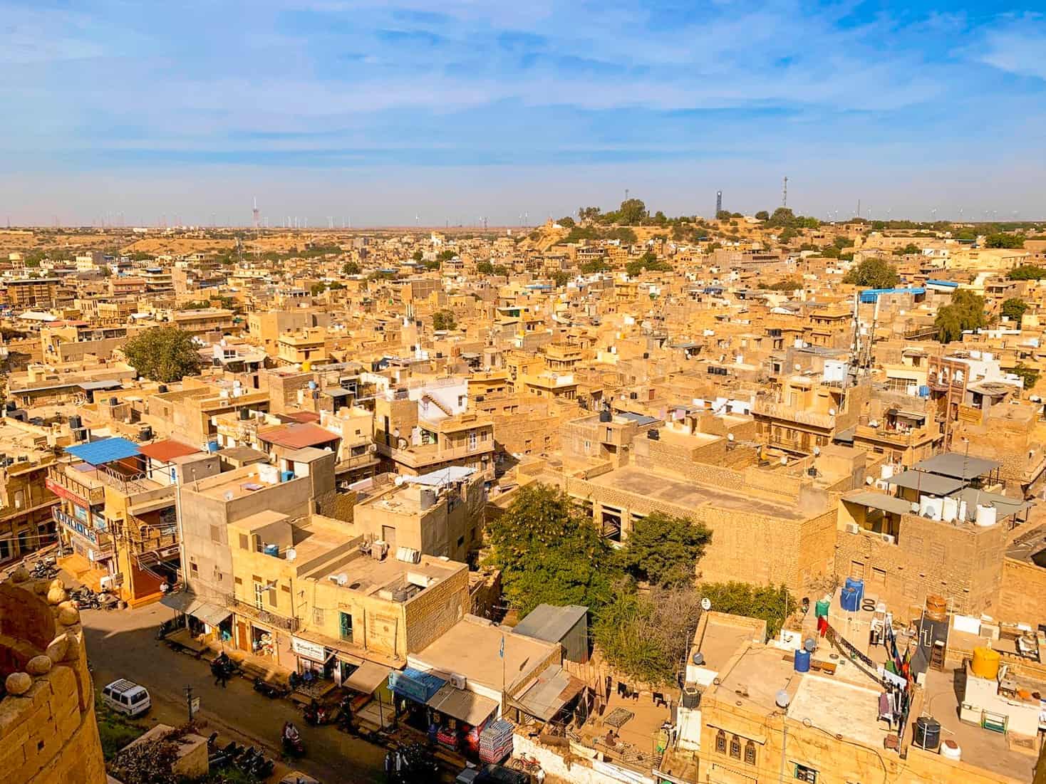 The golden city of Jaisalmer
