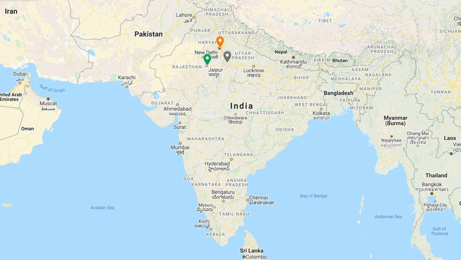 india golden triangle route