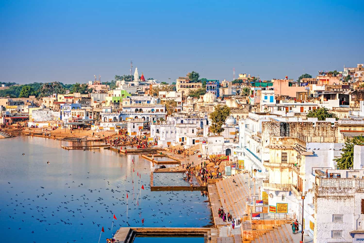 pushkar lake from above