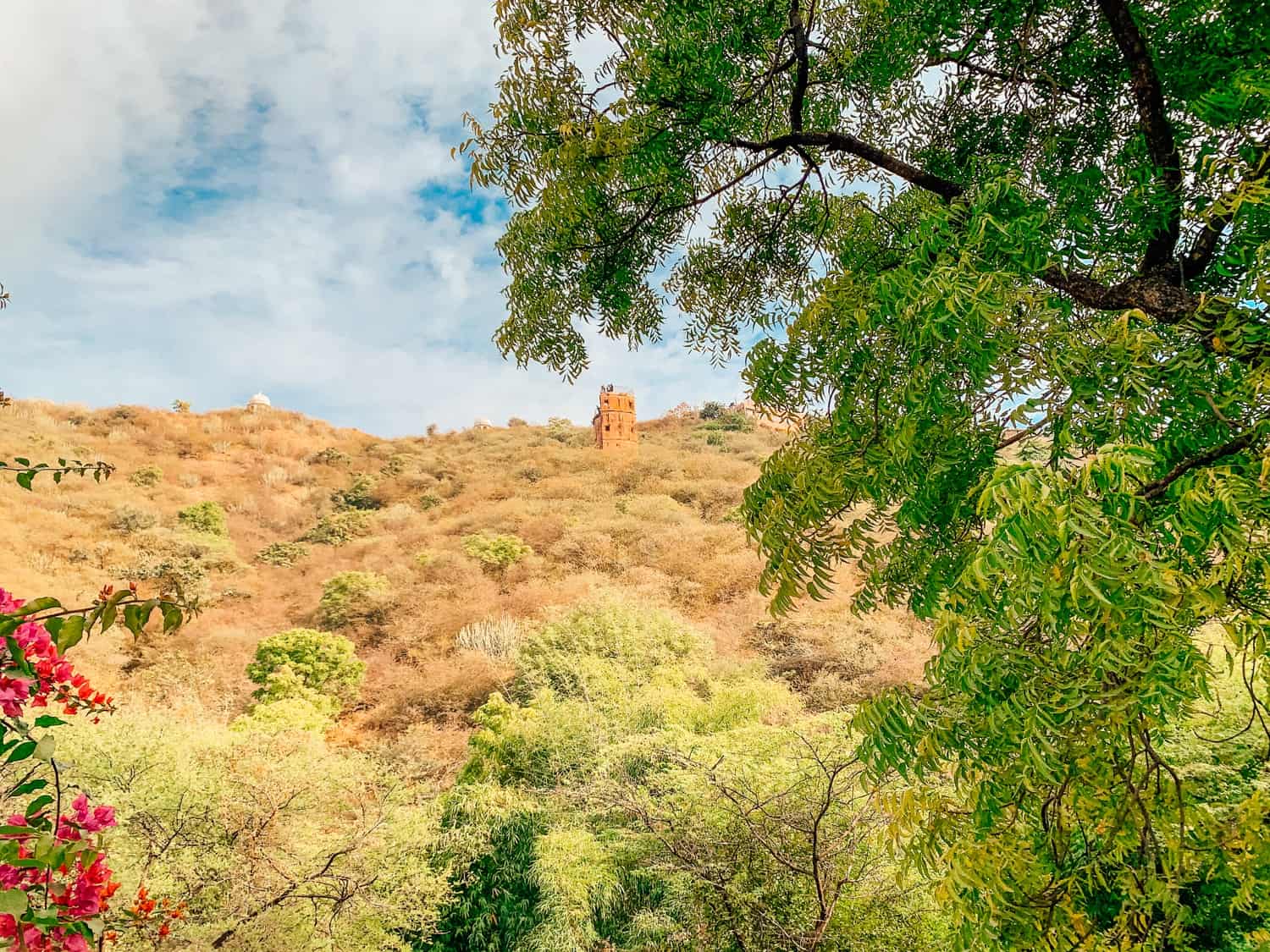 Viewpoint tower in Udaipur