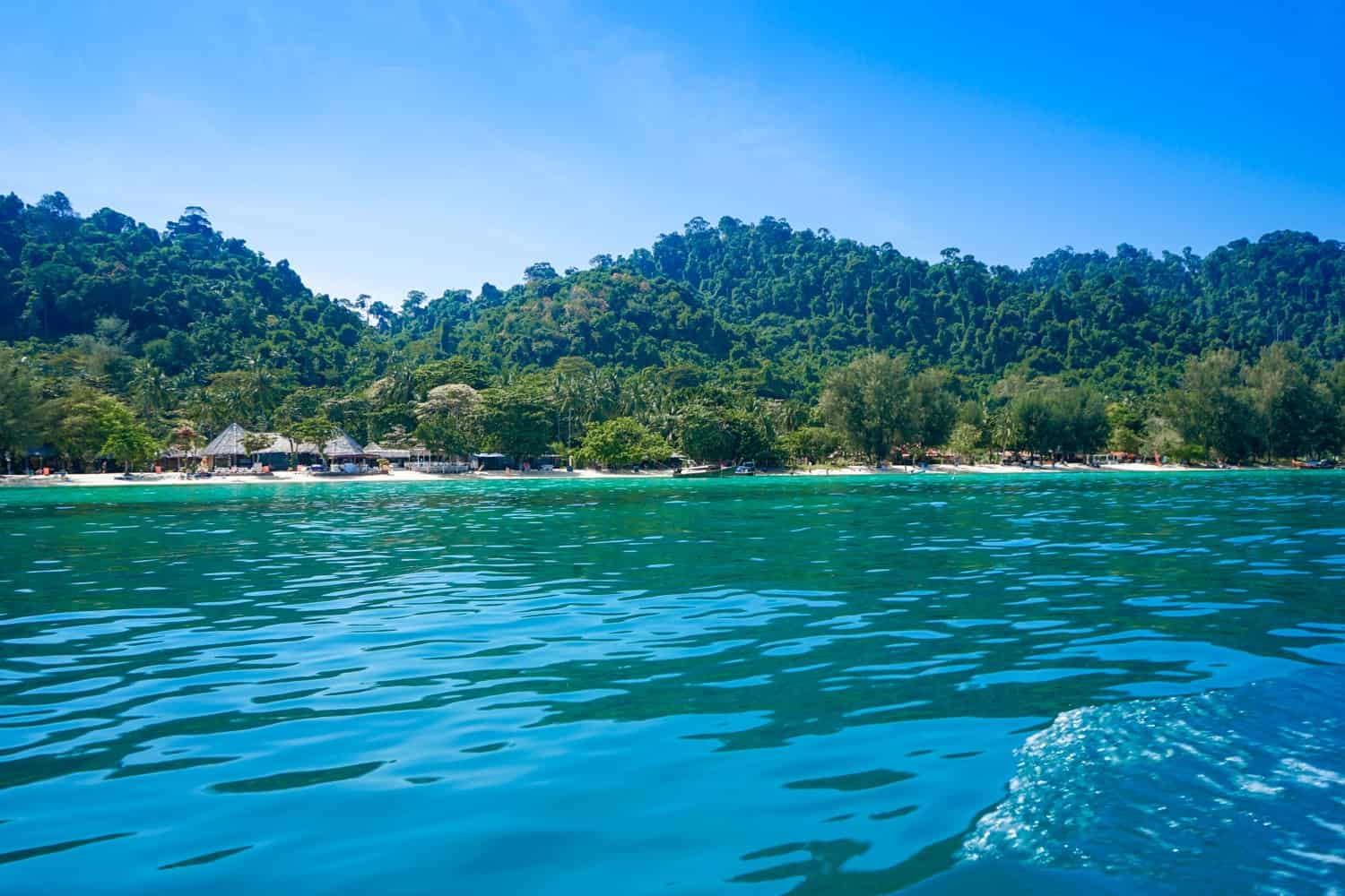 Koh Ngai from the water
