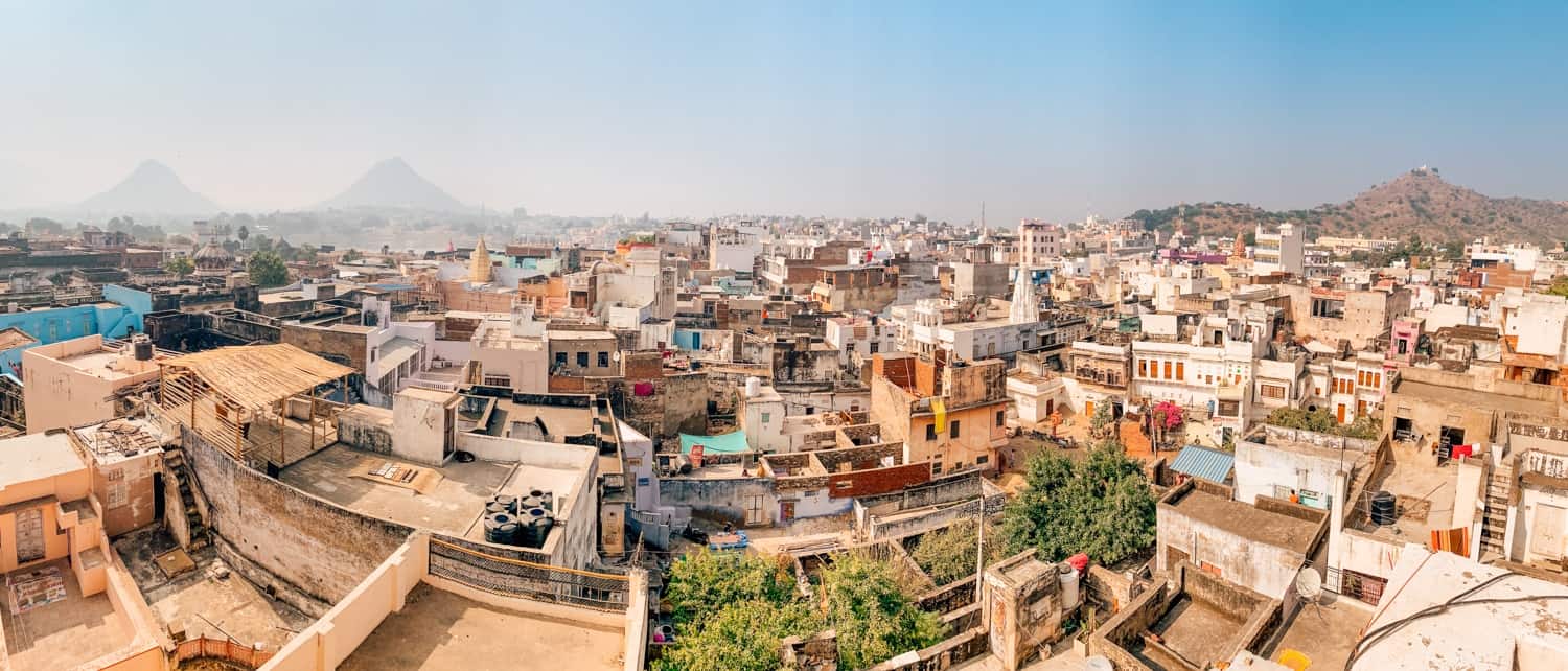 Panorama of Pushkar