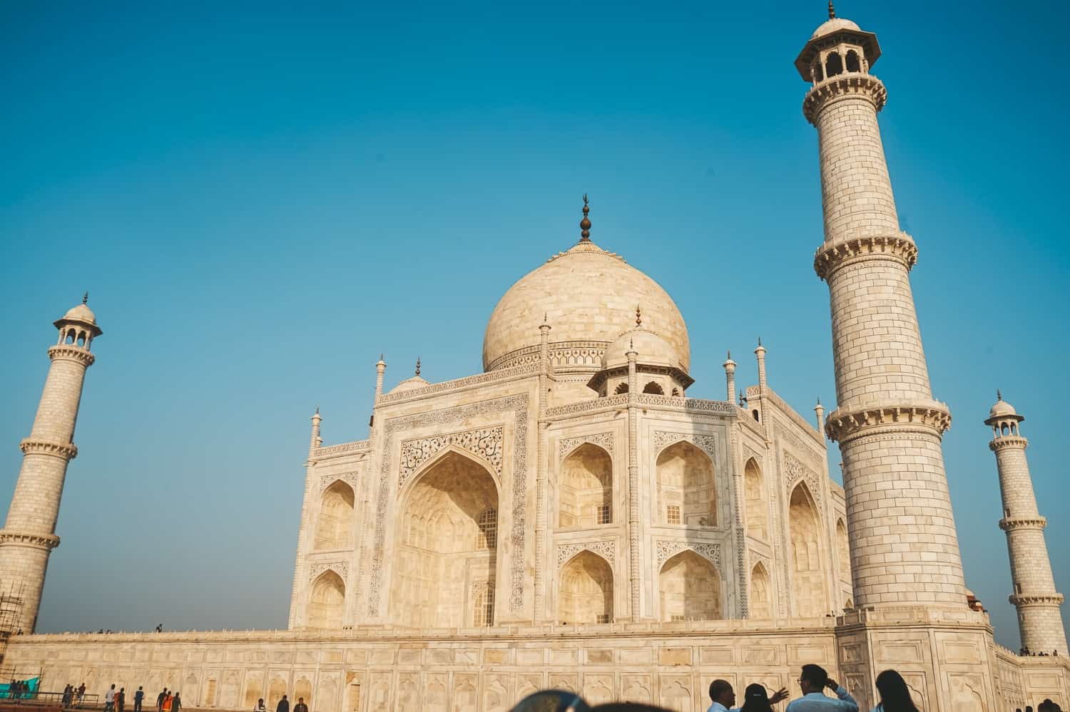 Taj Mahal golden light