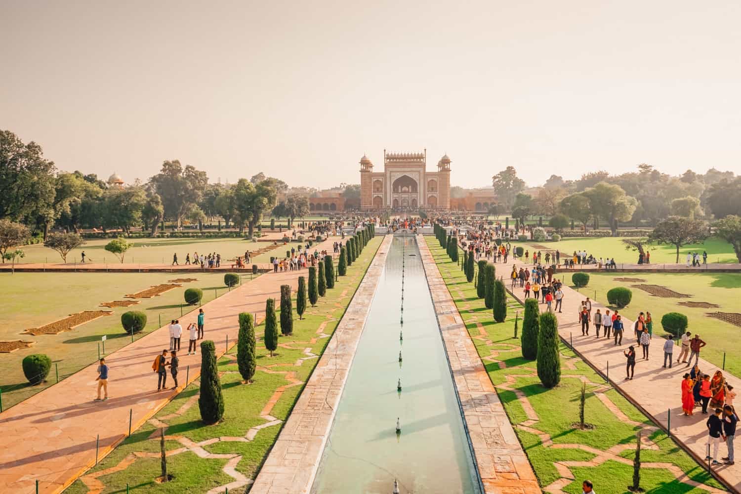 View from the Taj Mahal