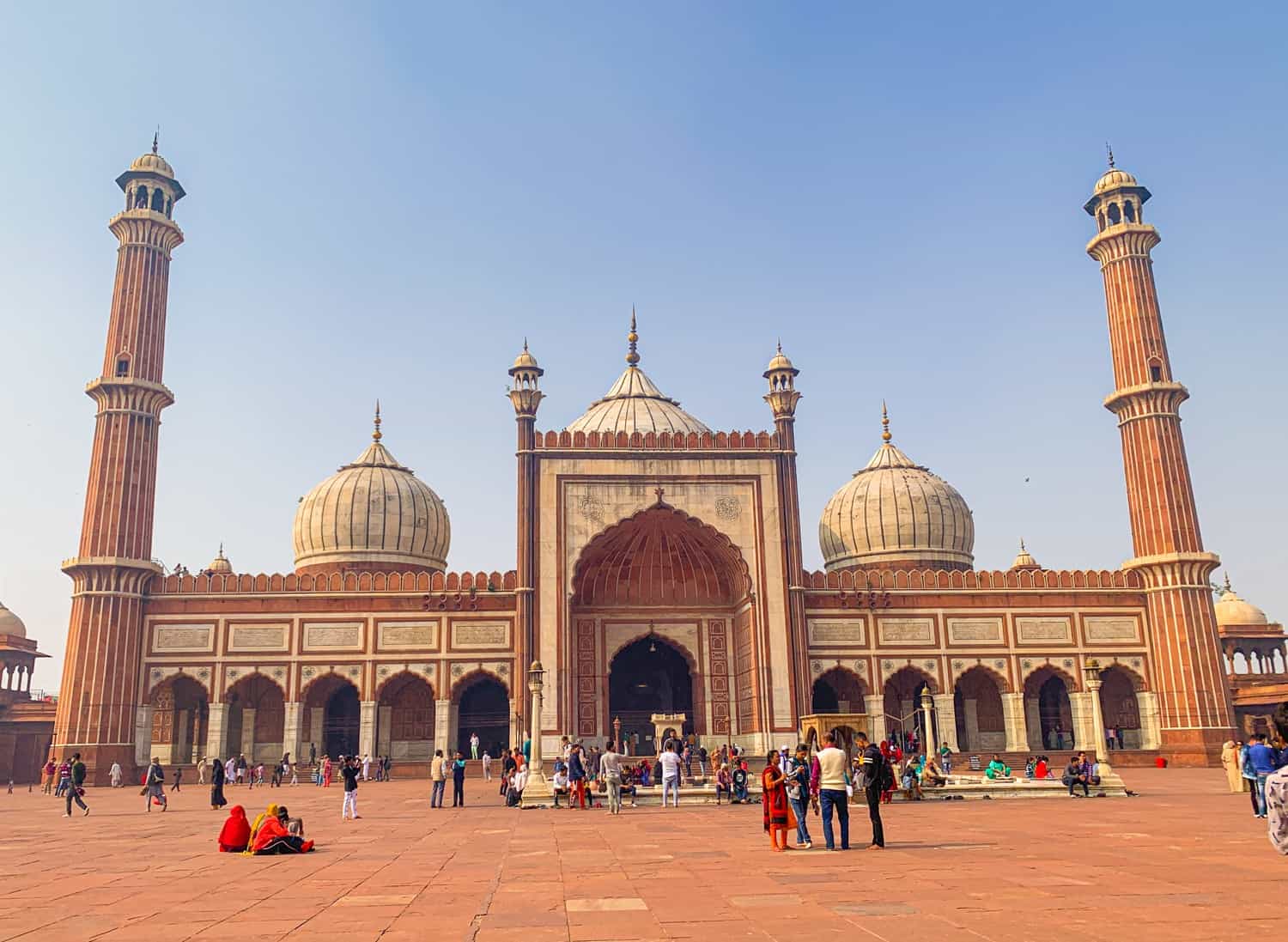 Jama Masjid Moskeen I Delhi