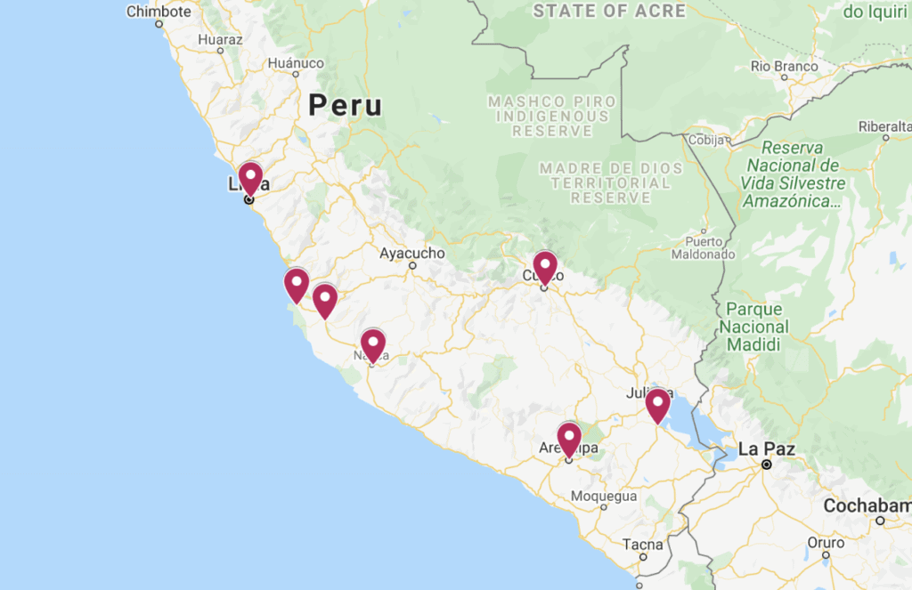 cost tourism peru