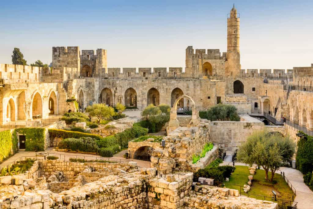 tourist map jerusalem