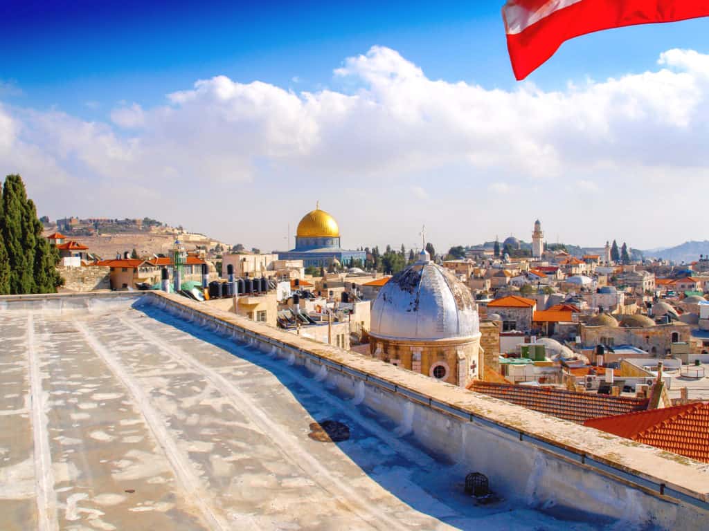 tourist map jerusalem