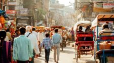 old delhi street scene