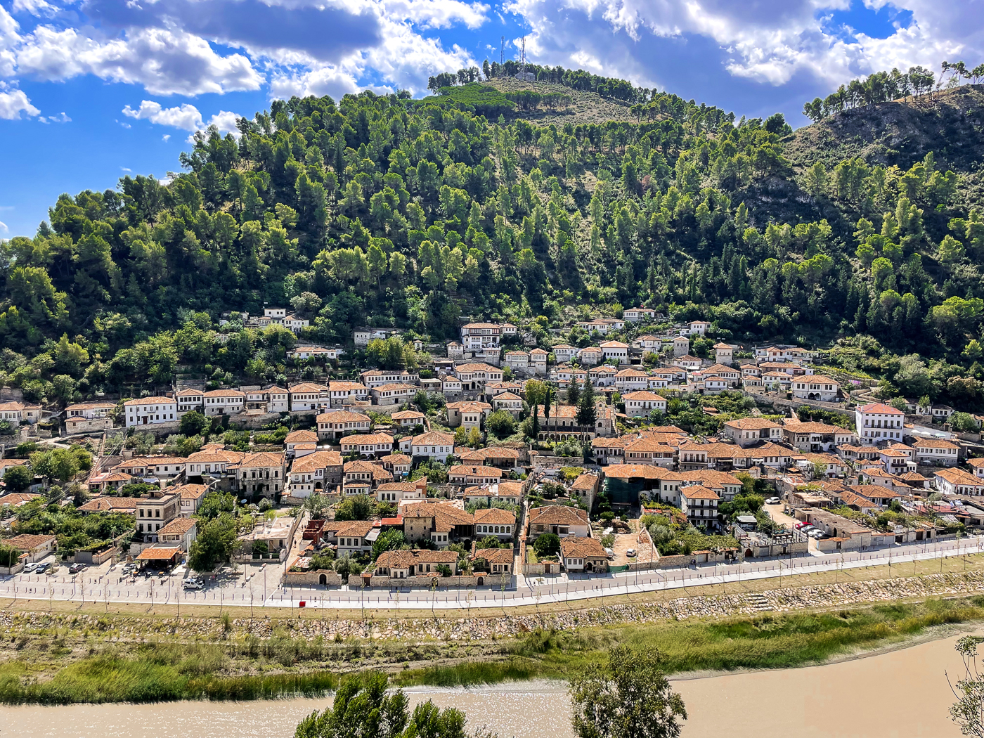 How to Spend 10 Days in Albania Berat from above